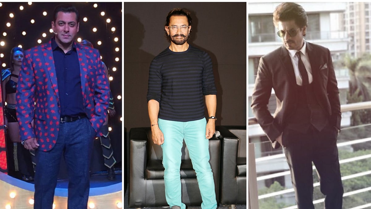 The three Khans of Bollywood.