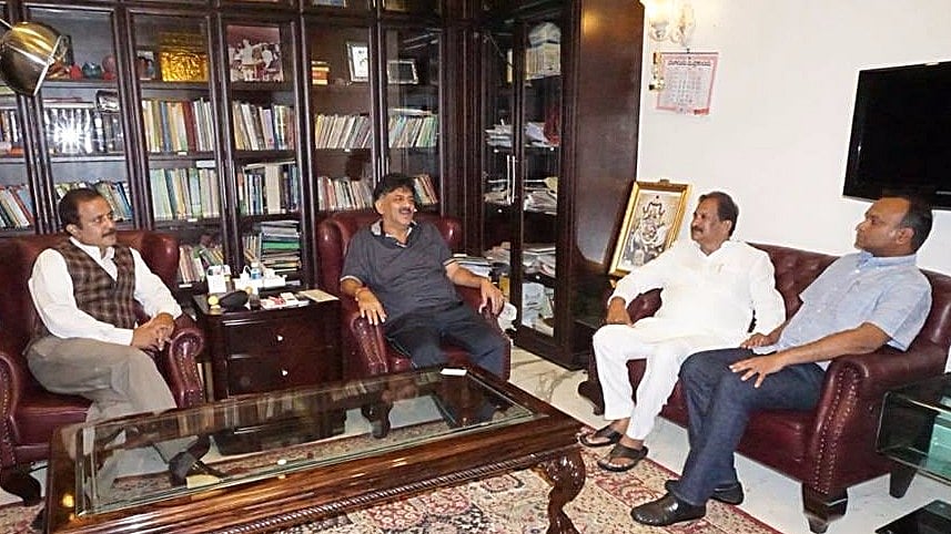 DK Shivakumar has been holding meetings with senior leaders to plan contingencies 