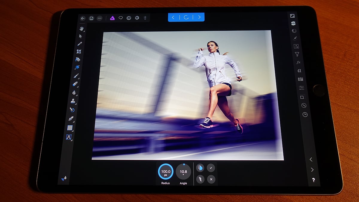 Multiple editing features available on the iPad Pro.&nbsp;