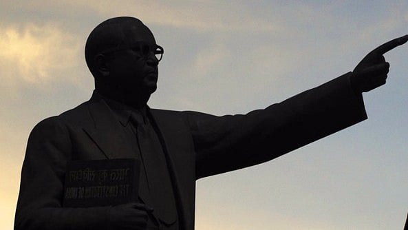 A statue of BR Ambedkar