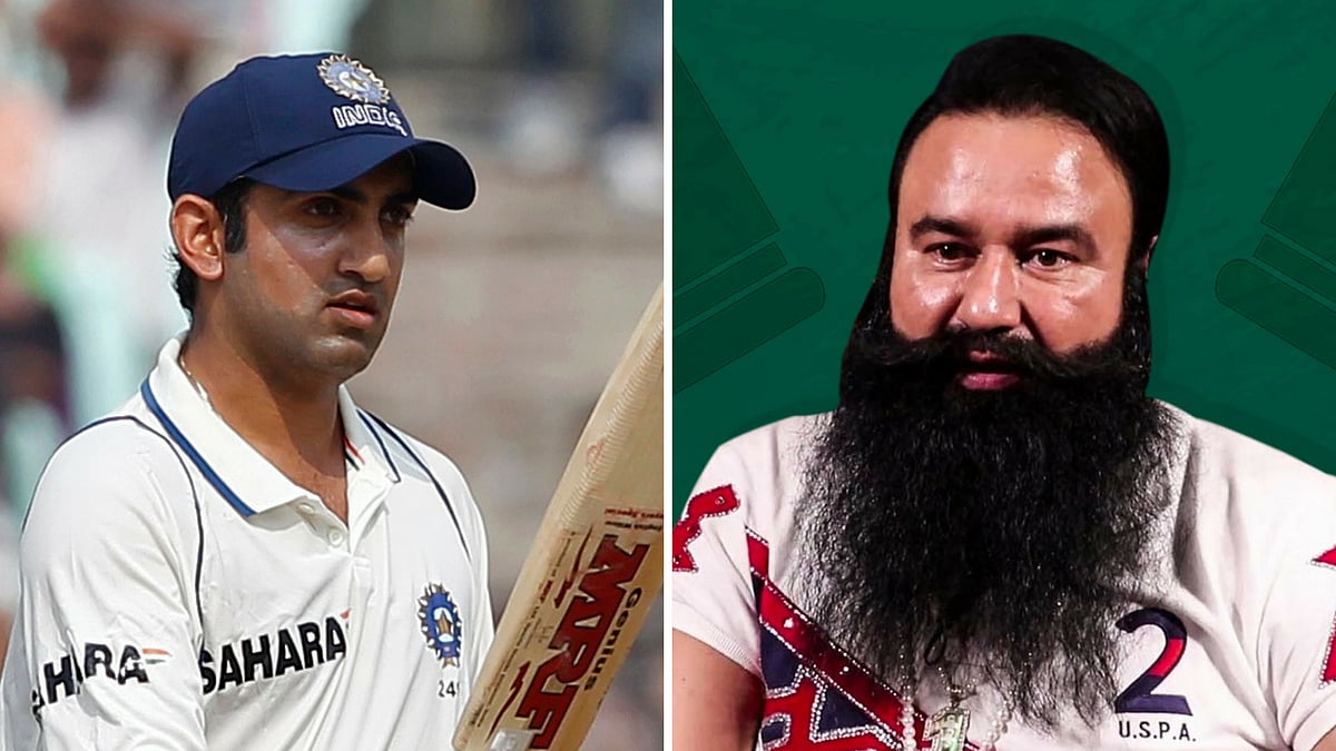 Gautam Gambhir has spoken out strongly against Gurmeet Ram Rahim Singh.