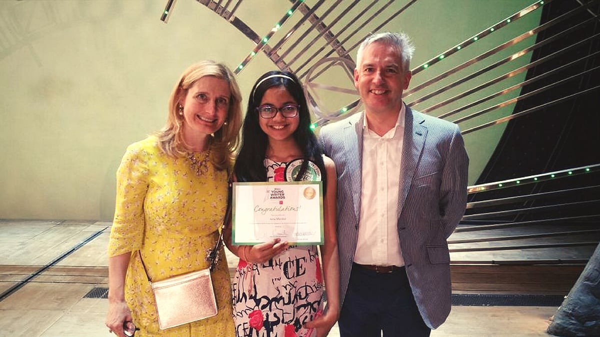 She’s just 10 years old and her story has already been published in the Wicked Young Writer Awards Anthology.