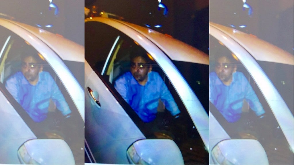 Nitesh Sharma waits outside Aditi Nagpaul’s house despite being asked to leave.