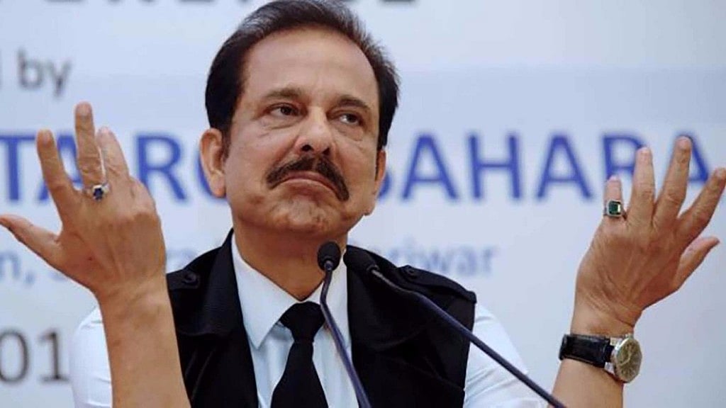 Sahara Group chief Subrata Roy. 