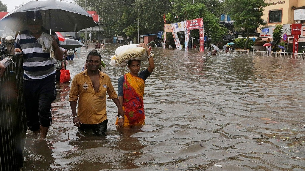 Torrential rainfall wreaked havoc in the city of Mumbai on 29 August.