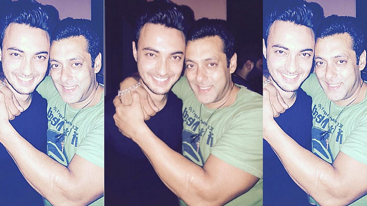 Salman Khan with Aayush Sharma.