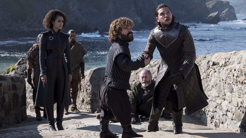 A still from Game of Thrones S07.