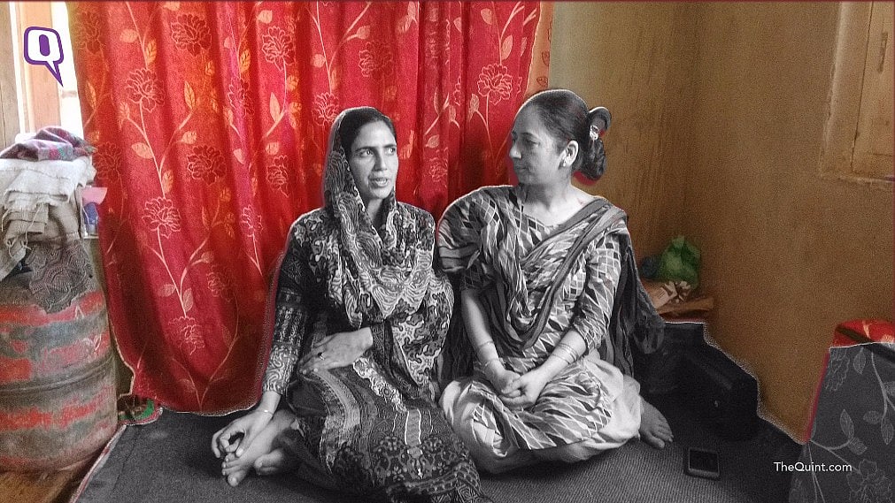 Pinky Kaul and Farida in Kashmir.