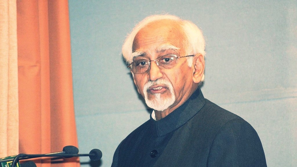 A file photo of outgoing vice president Mohammad Hamid Ansari. 