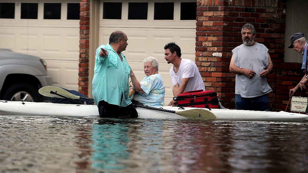 The flooding was so widespread that authorities had trouble pinpointing the worst areas. 