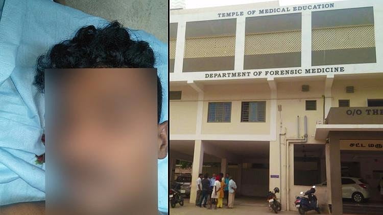 Dineshkumar, the deceased, was taken into custody by the Tirupur North Police on Wednesday&nbsp;