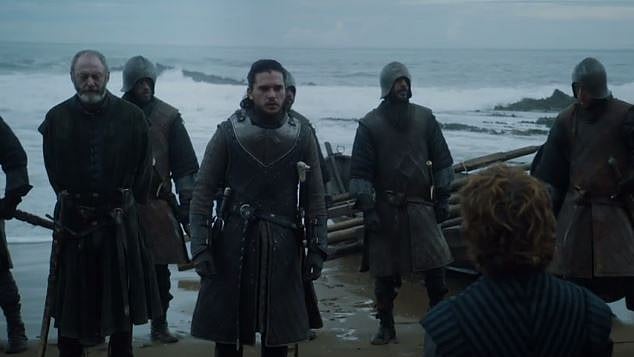 Jon Snow meets Tyrion at Dragonstone.