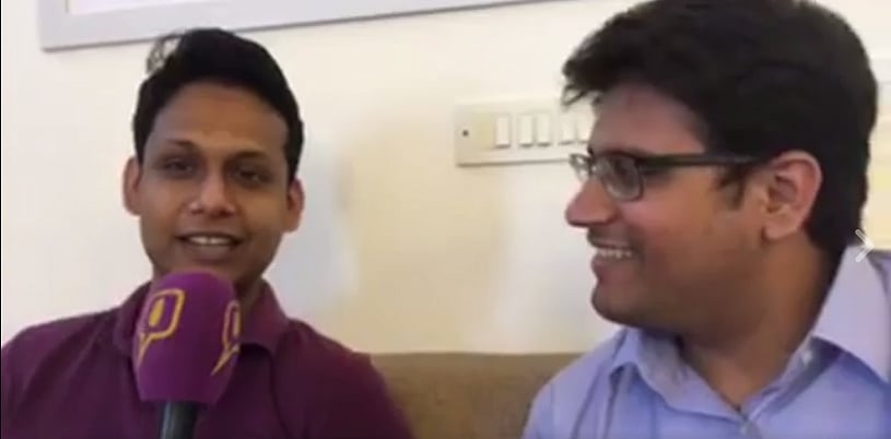 Apar Gupta with <b>The Quint’s</b> legal correspondent Vakasha Sachdev
