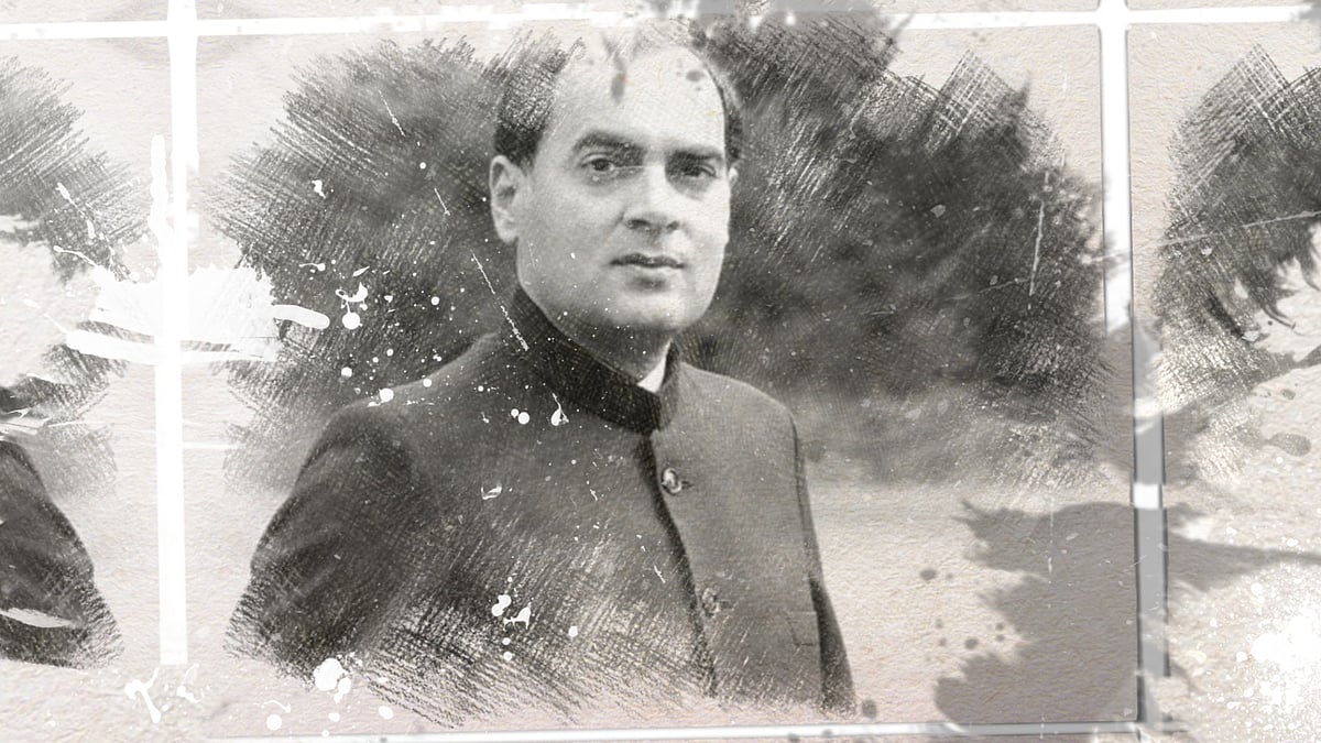 Former prime minister Rajiv Gandhi.
