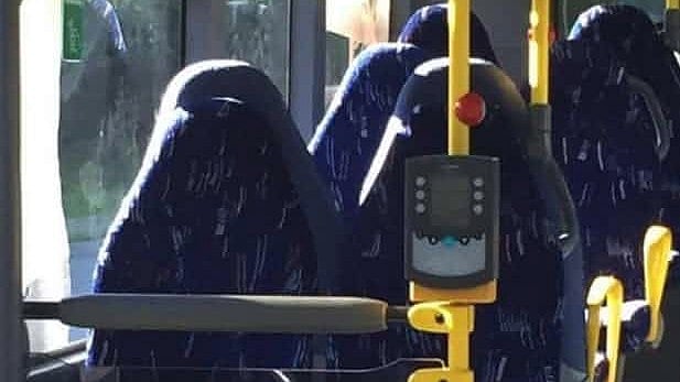 Bus Seats Mistaken for Burqas by Members of Anti-Immigrant Group
