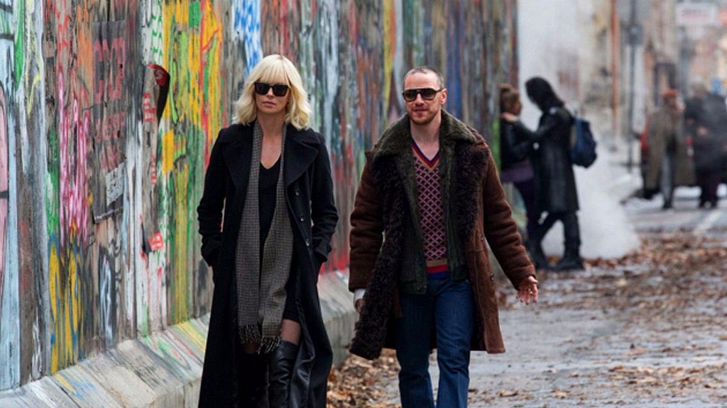 A still from <i>Atomic Blonde</i>.
