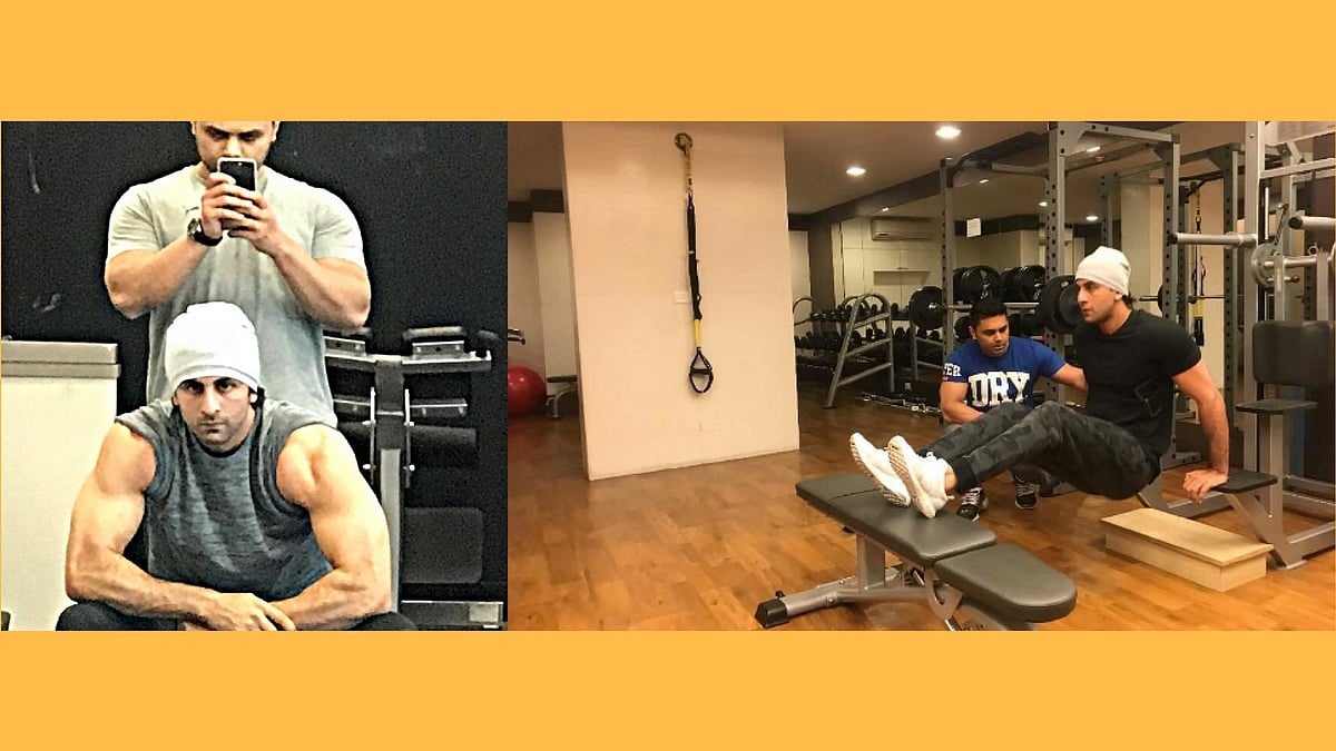 Ranbir Kapoor grew some awesome biceps.