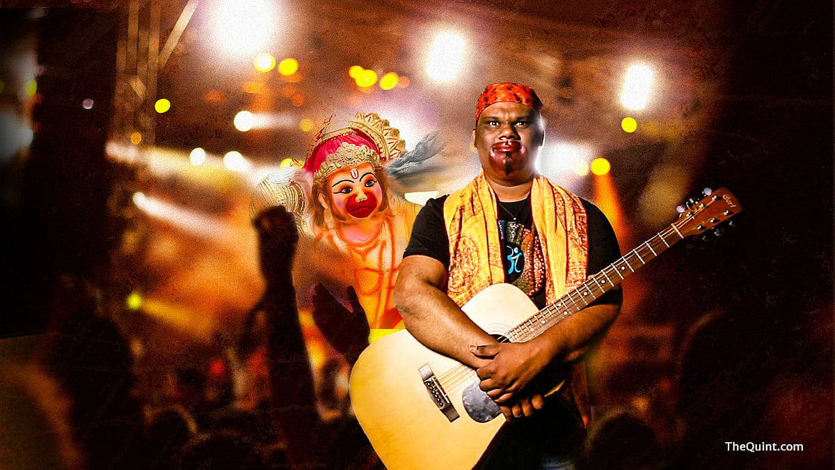 Bhakt Vanar’s music is a hybrid of the Hanuman Chalisa and progressive rock.
