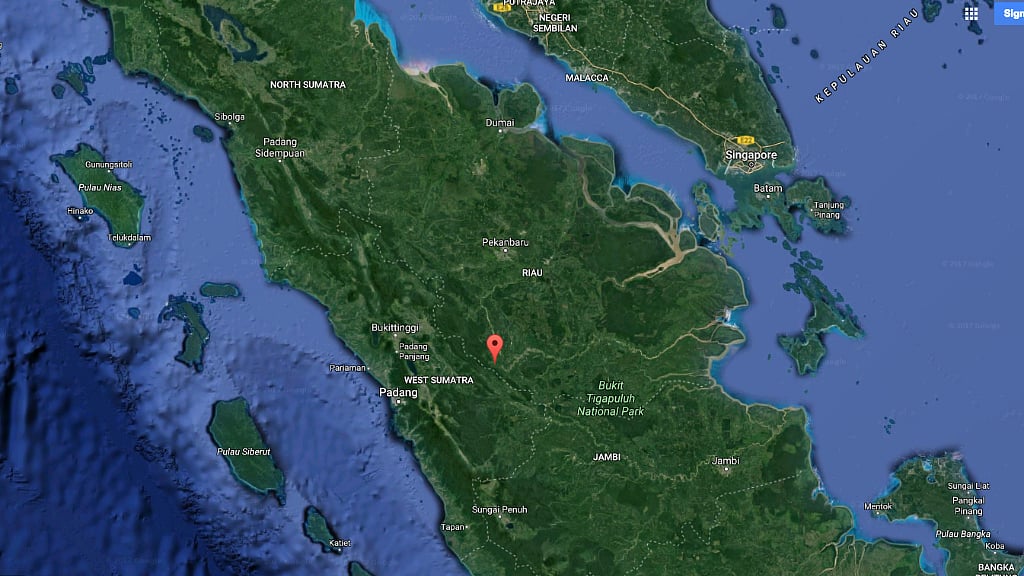 The quake occurred on Sunday morning &amp; had a magnitude of 6.4 and occurred at a depth of 35 kilometers (21 miles).