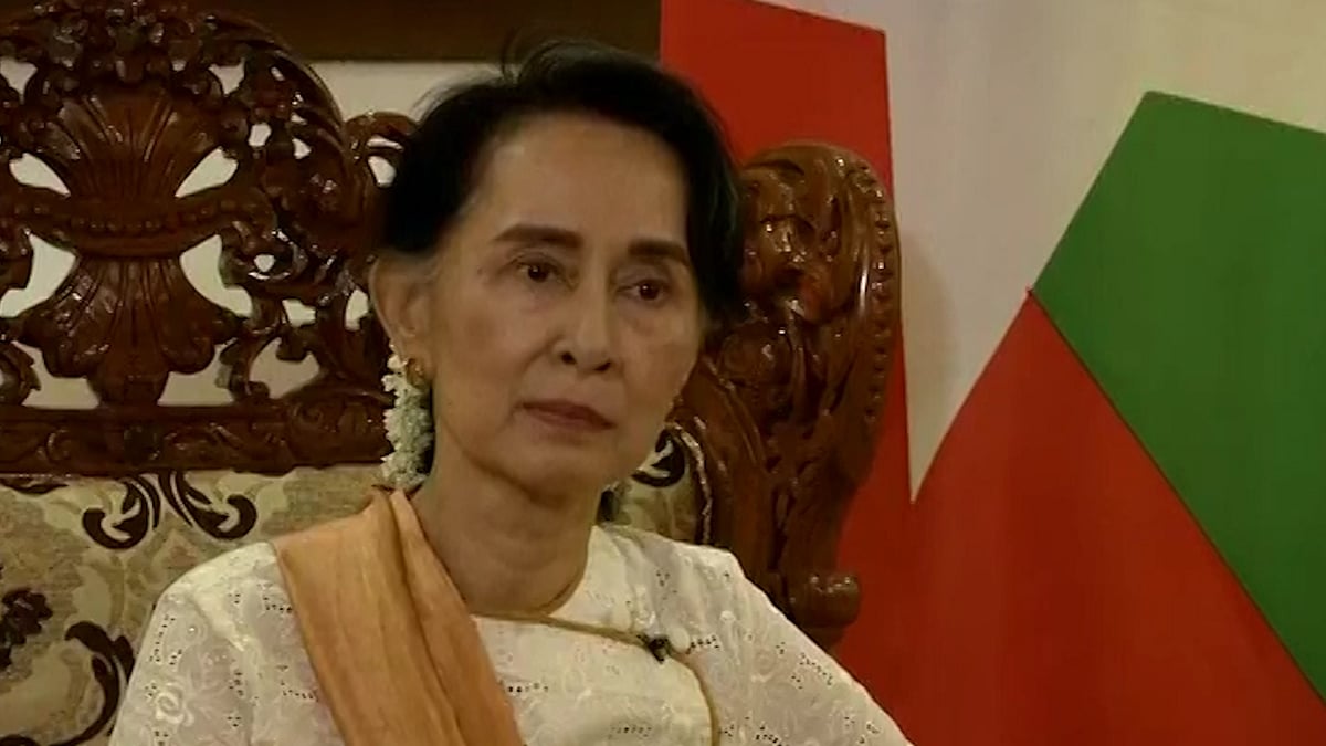 Myanmar State Counsellor Aung San Suu Kyi.
