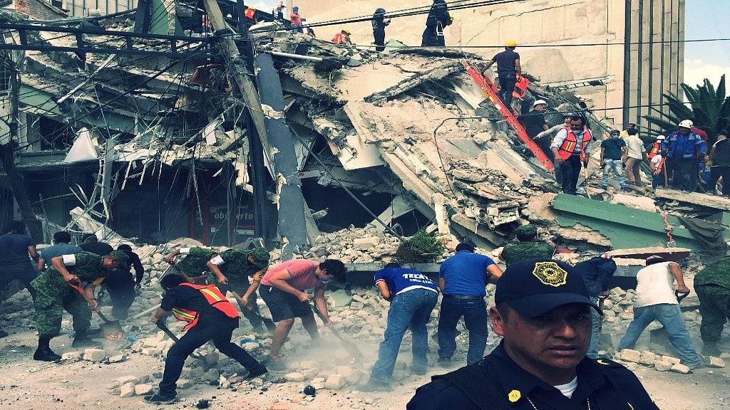 A 7.1 earthquake has hit Mexico. 