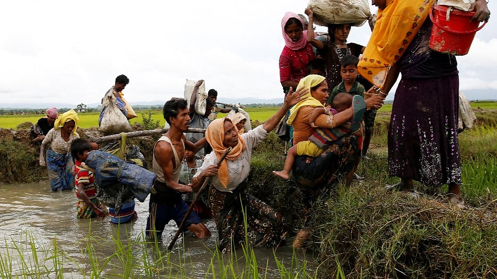 Thousands of homes have been torched since the military launched a counteroffensive against Rohingya insurgents.