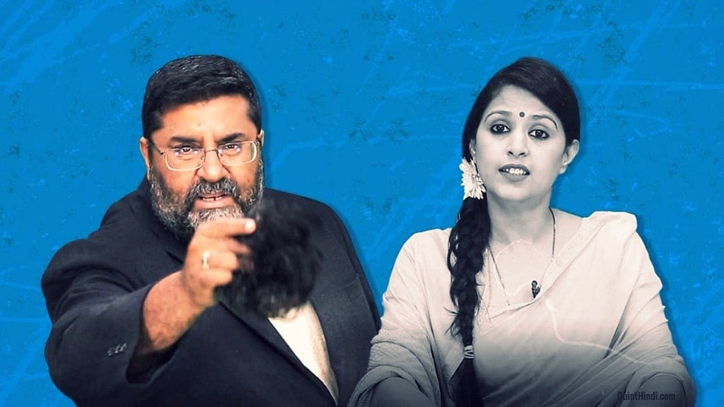 The madness that ensues on Indian TV channels.