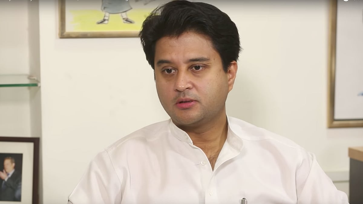 File image of Jyotiraditya Scindia. 