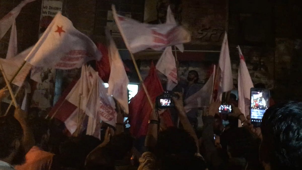 

A red sweep. JNUSU goes to the Left, yet again.