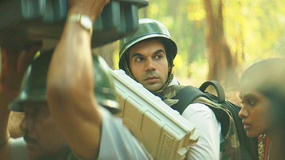 Rajkummar Rao in<i> Newton</i>.&nbsp;