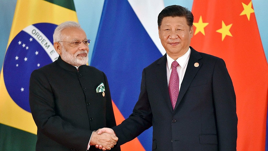 Prime Minister Narendra Modi with Chinese President Xi Jinping.