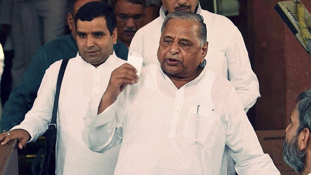 Mulayam Singh Yadav.