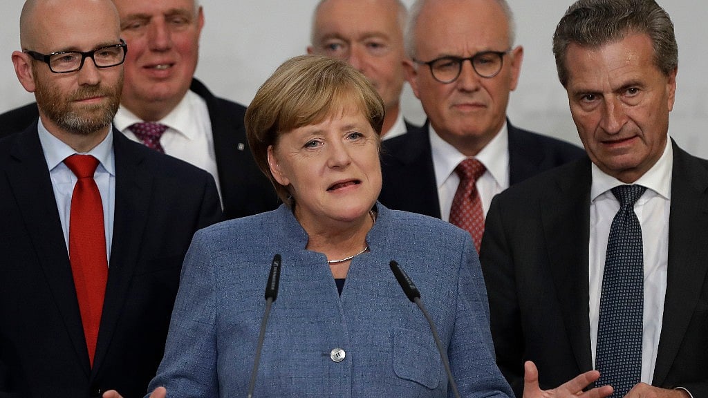 German Chancellor Angela Merkel. 