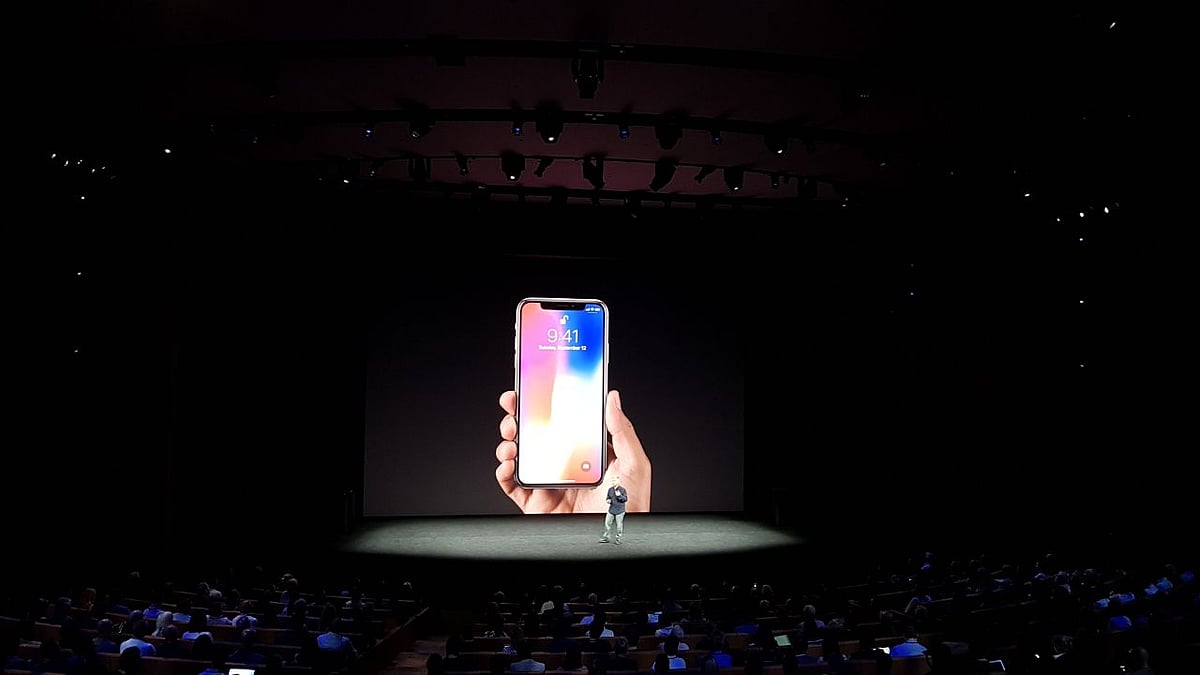 Apple’s one more thing, is the iPhone X. 
