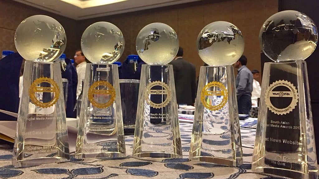 The Quint bagged three Golds and two Silvers at the South Asian Digital Media Awards 2017 in Chennai.