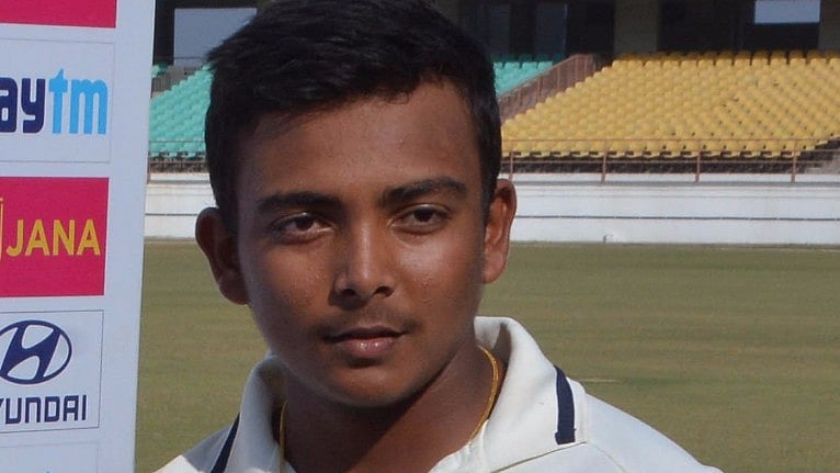 File photo of Prithvi Shaw.