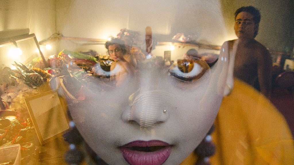 A girl child who plays a role in Ram Leela.
