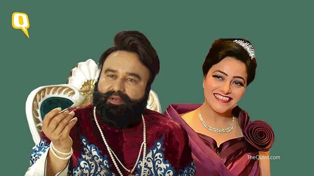 Gurmeet Ram Rahim Singh and Honeypreet Insan.