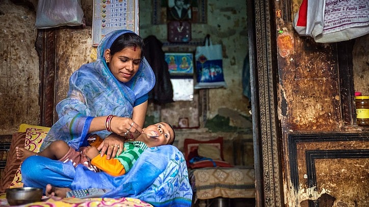 Image of a mother and her child used for representational purposes.