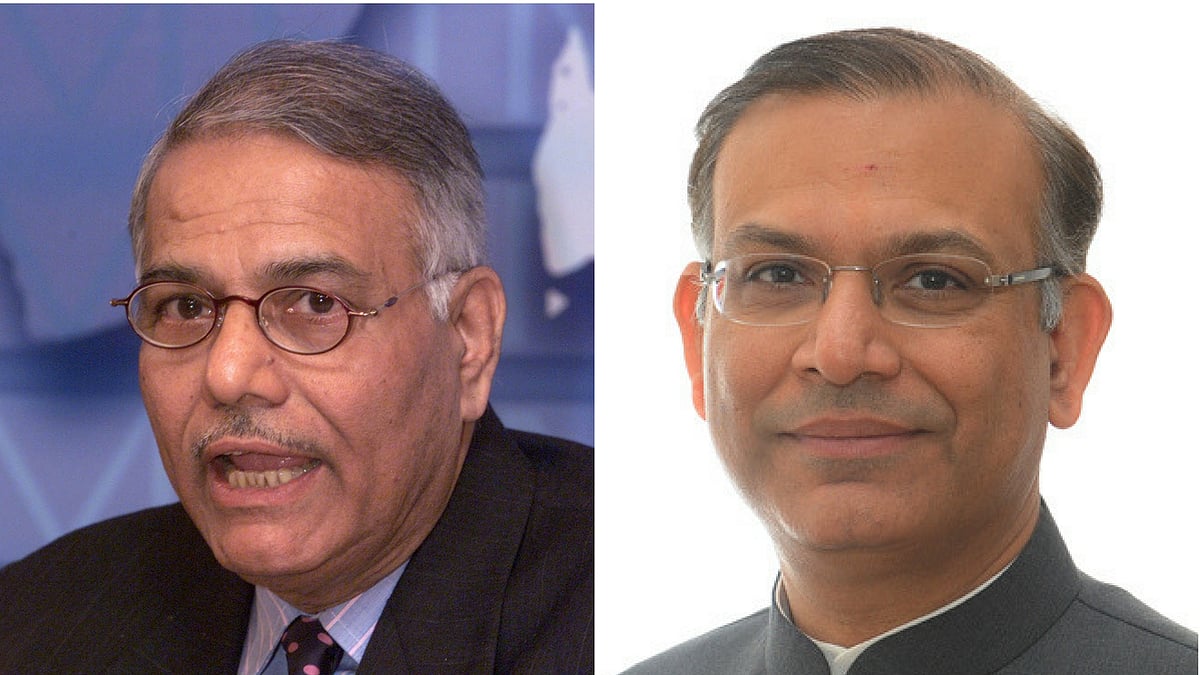 Yashwant Sinha and Jayant Sinha