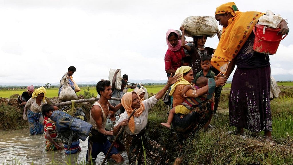 There are about 40,000 Rohingya Muslims living in India right now.