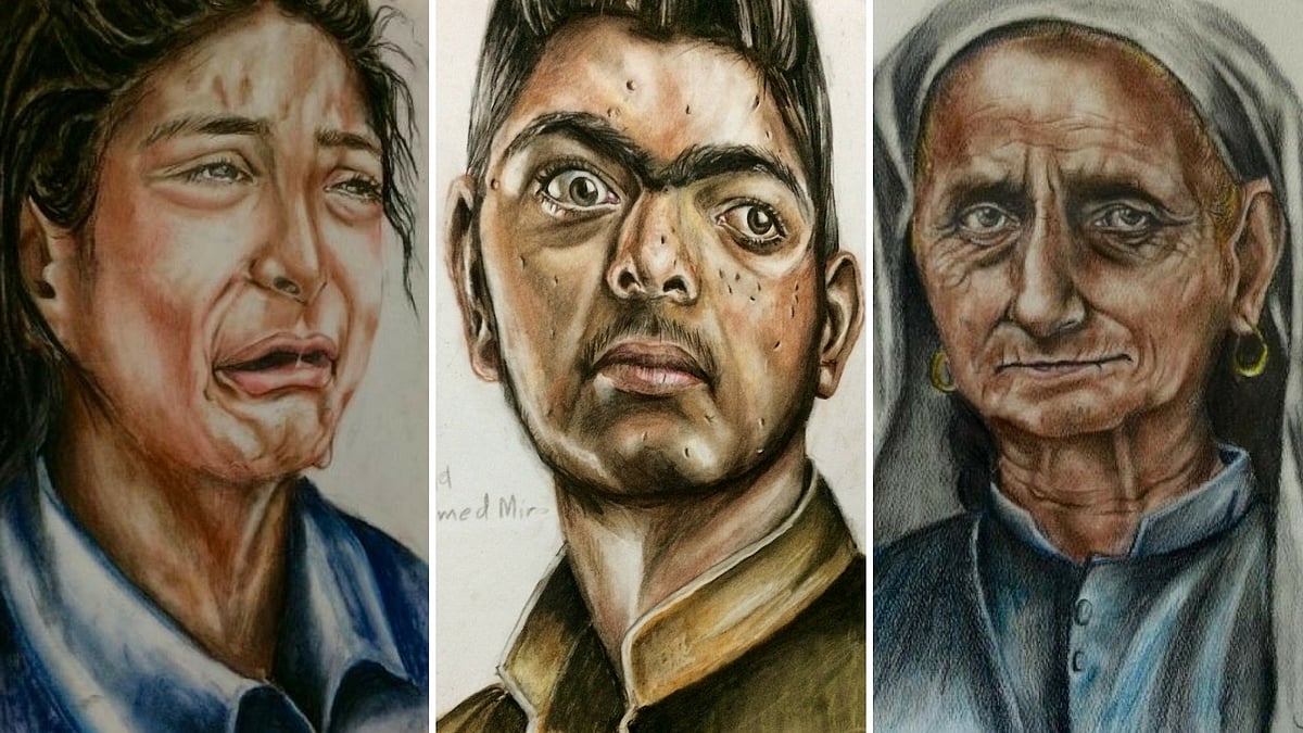 

Hina Aarif’s portraits mirror a reality significantly marked by both tragedy and resistance.