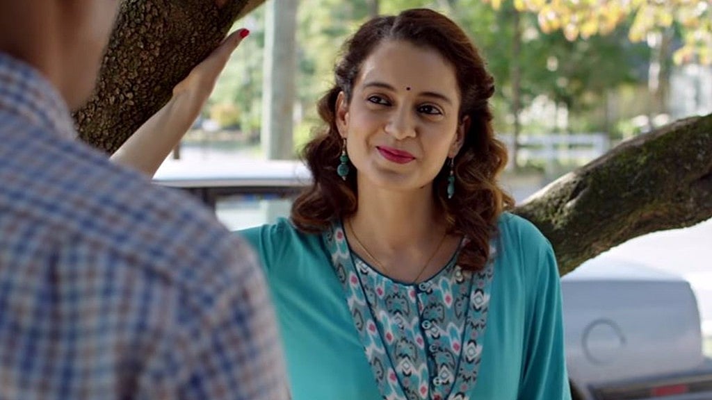 Kangana Ranaut aka Praful Patel aka Simran.&nbsp;