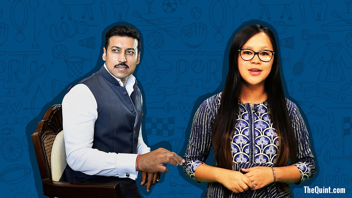 Rajyavardhan Singh Rathore took charge as the Minister of State for Youth Affairs and Sports (Independent Charge) on Monday.&nbsp;