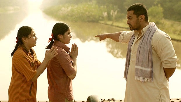 Aamir Khan in a still from <i>Dangal</i>.