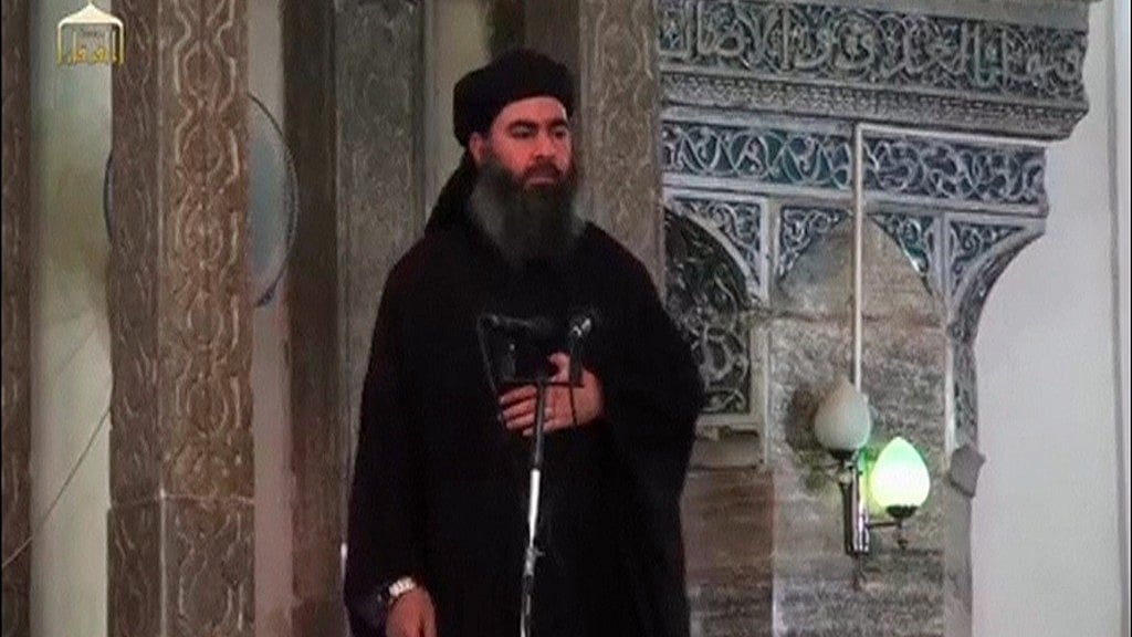 Islamic State leader Abu Bakr al-Baghdadi.