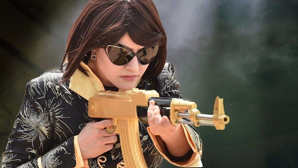 Honeypreet in ‘MSG The Warrior: Lion Heart’.
