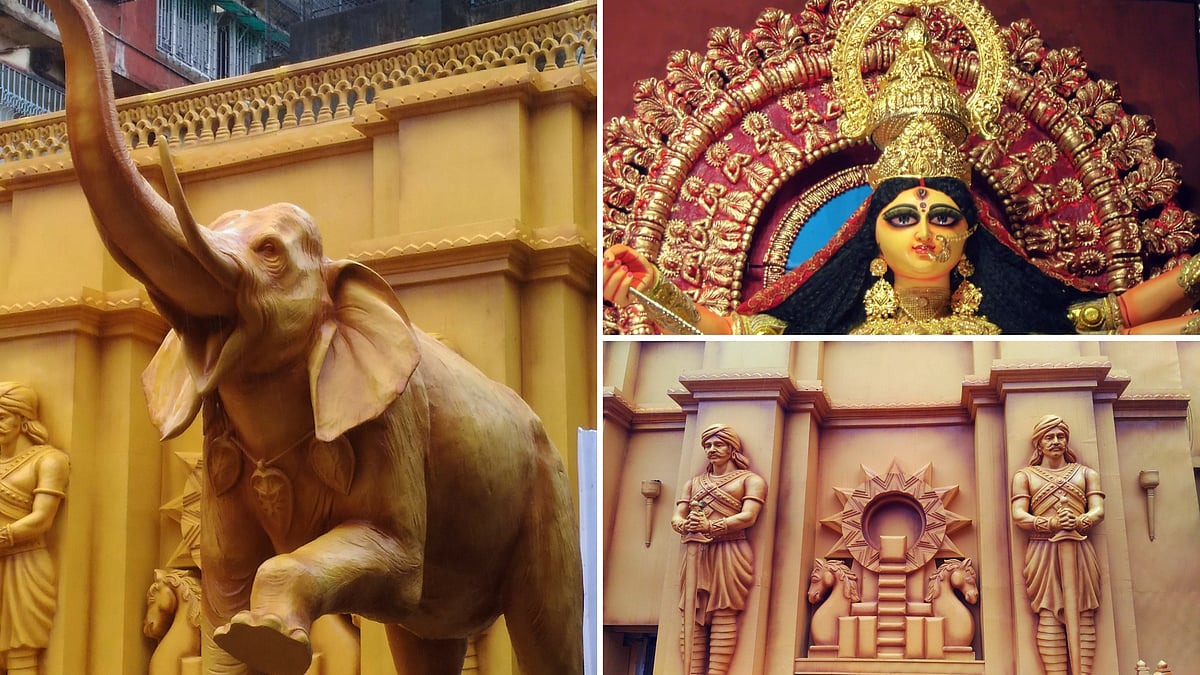 A Kolkata pandal has managed to fill the void that the magnum opus <i>Baahubali</i> has left in your heart.
