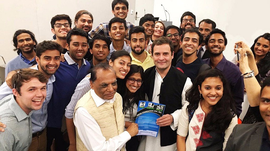 Rahul Gandhi at Princeton University, New Jersey.