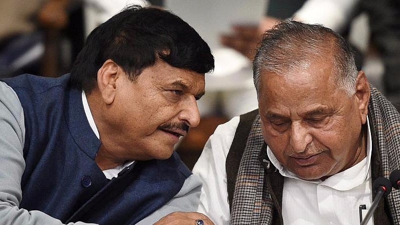 Shivpal Yadav and Mulayam Singh Yadav